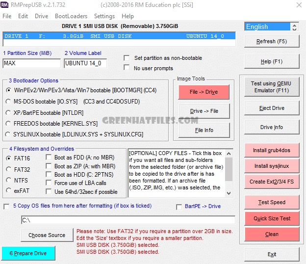 RMPrepUSB, Tools to Make Bootable USB Drive