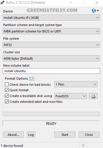 Rufus, Tools to Make Bootable USB Drive, 