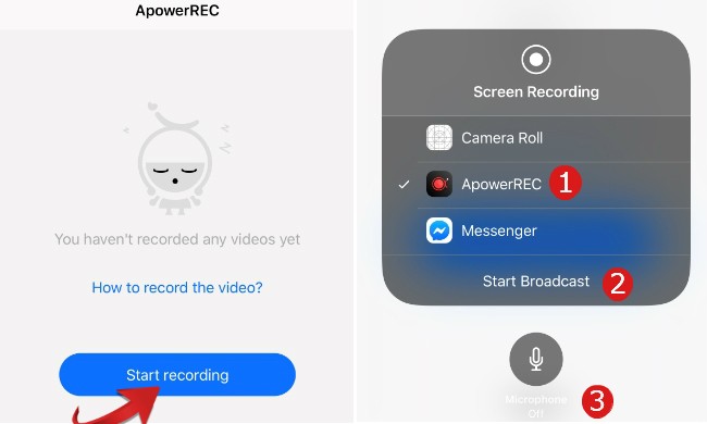 APowerRec Screen Recorder App