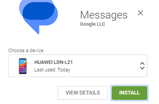 How do I Download Samsung Messages step3