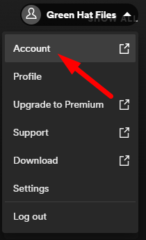 how to cancel spotify premium subscription on desktop step 2