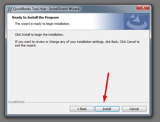 How to Install Quickbooks Tool Hub Step 4