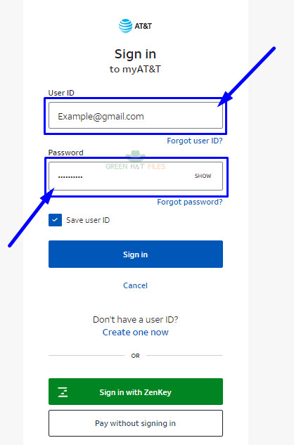 how to login account on bellsouth.net step 2