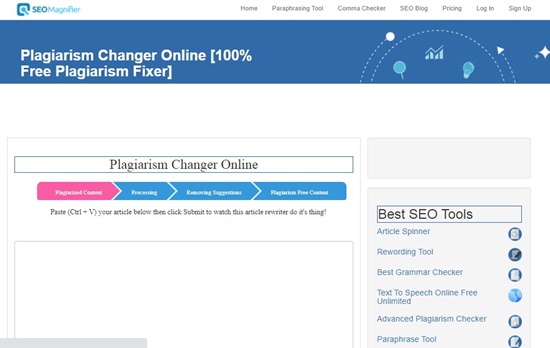 Plagiarism Changer Online