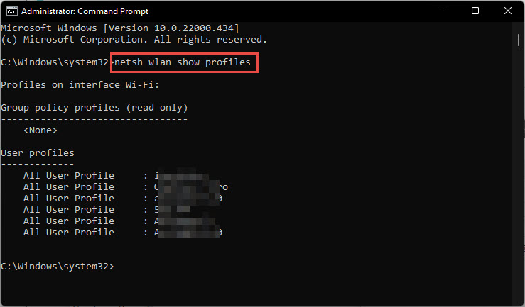 Wi-Fi Password Finding Using CMD