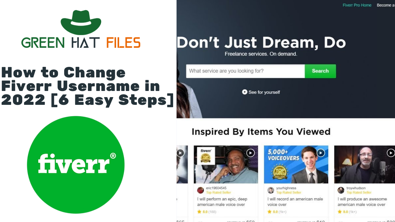 How to Change Fiverr Username