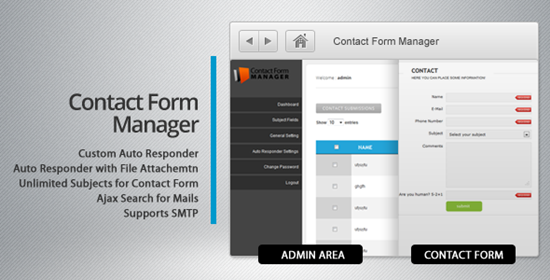 Contact Form Manager