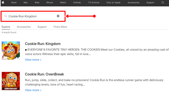 How to Download Cookie Run Kingdom on Mac step 1