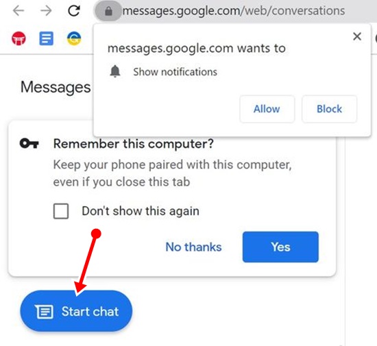 How to send and receive Google Messages
