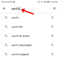 get spotify premium on mobile step 1