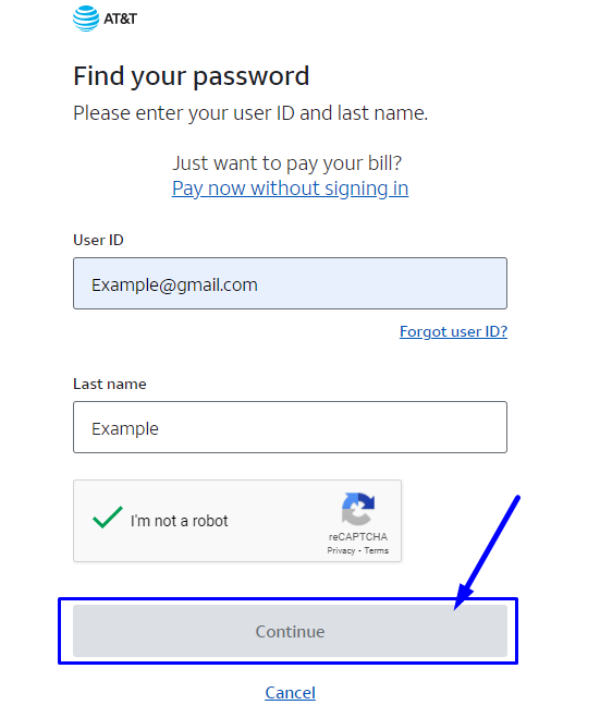 how to change password on bellsouth.net step 5