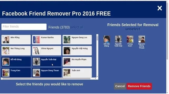 Remove Inactive Facebook Friends